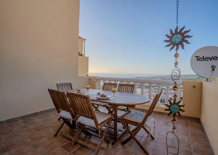 Con Terraza Y Vistas En Costa Adeje, Sunset Mirage Appartement *