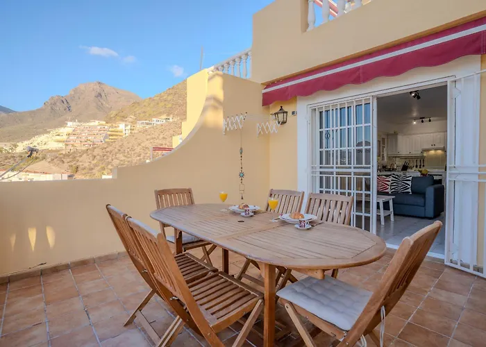 Con Terraza Y Vistas En Costa Adeje, Sunset Mirage Appartement